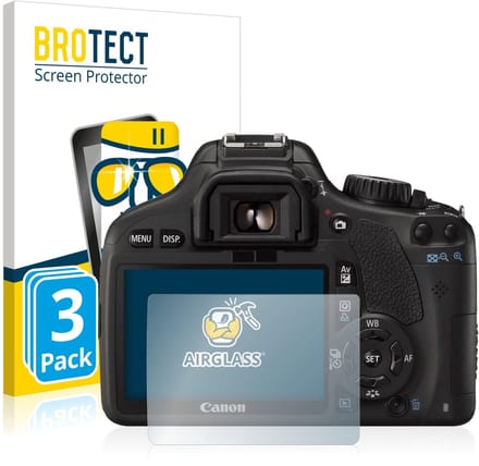 Screenprotector 3 Stuks voor Canon EOS 550D Beschermglas transparant