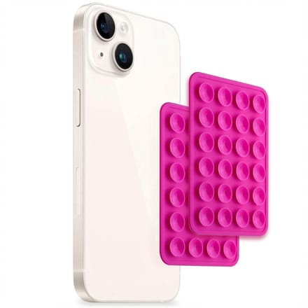 Selencia 2-Pack Telefoonhouder Zuignap - Roze