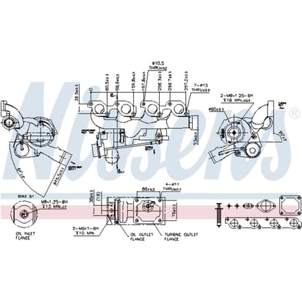 Supercharger, drukvulling NISSENS 93106