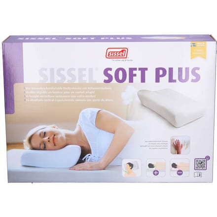 Sissel Orthopedisch kussen Soft Plus 47x33x(11-14) cm wit SIS-110.021