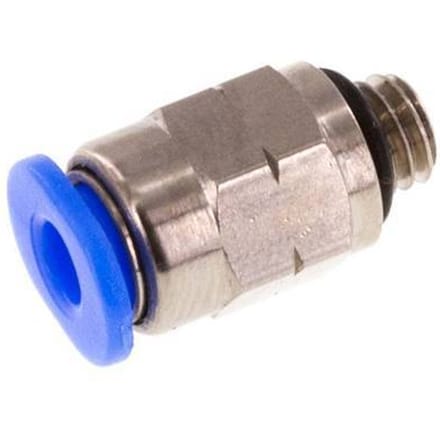 1/8'' x UNF 10-32 Messing/PBT Insteekfitting NBR [5 Stuks]