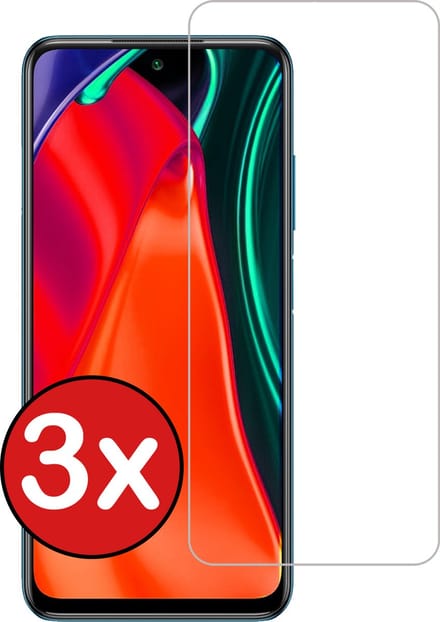 Screenprotector - 3 Stuks - Geschikt voor Xiaomi Redmi Note 10 5G - Extra Sterk - Beschermglas - Gehard Glas - Tempered Glass - Screen Protector