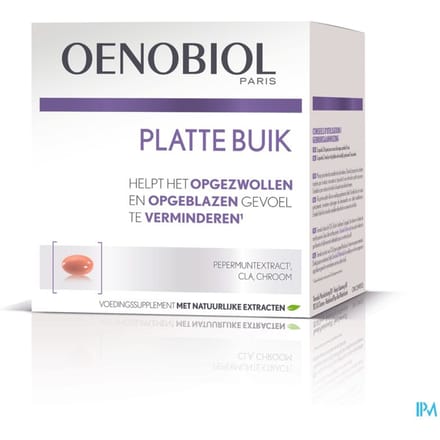 Oenobiol Platte Buik Caps 60