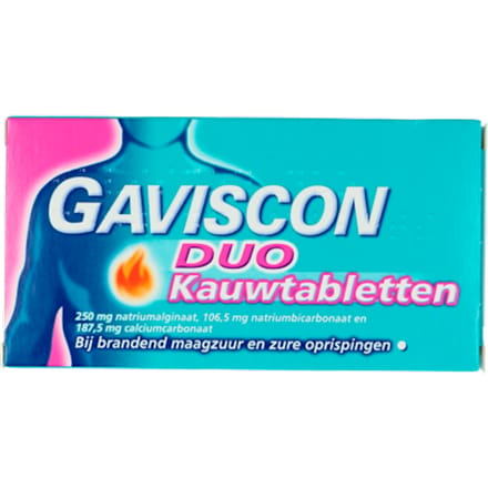 Gaviscon DUO - Maagzuurremmer - 24 Kauwtabletten