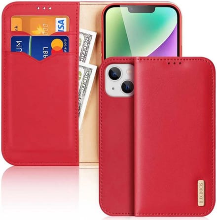 Dux Ducis - Telefoonhoesje geschikt voor iPhone 15 Plus - Hivo Series Case - Rood