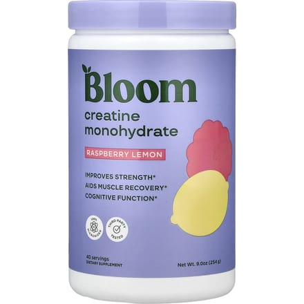 Bloom, Creatine Monohydraat, Framboos Citroen, 9 oz (254 g)