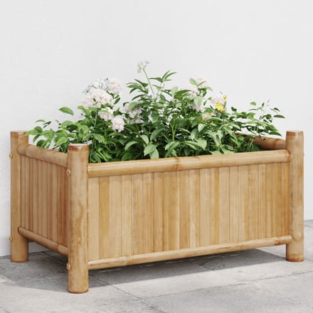 vidaXL Plantenbak 50x30x25 cm bamboe