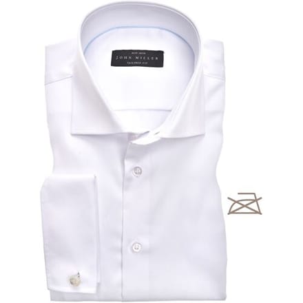 John Miller Overhemd Tailored French Cuff Non Iron Wit / male