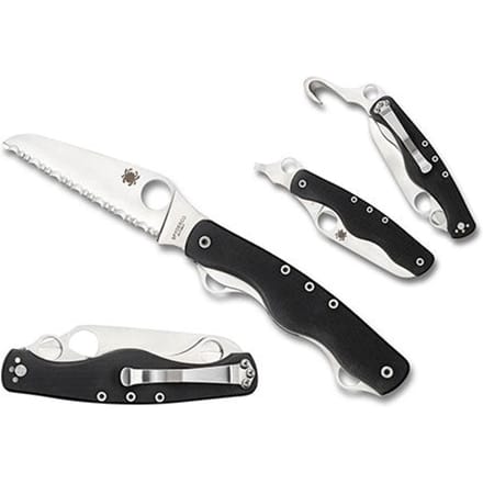 Spyderco clipitool rescue black 8cr13mov