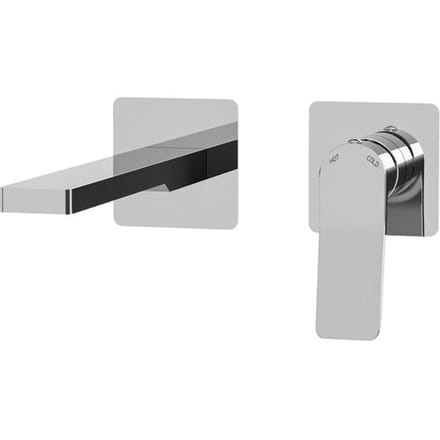 Steinkamp Value concealed washbasin tap, projection 24 cm incl. base body 60010CRST