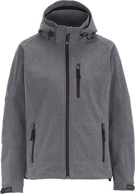 D.A.D SOFTSHELL TULSA LADY 150863 - Grijs Mêlee - M