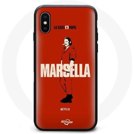 Iphone XS Max Hoesje La Casa De Papel Marsella rood