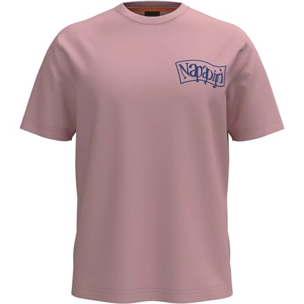 Napapijri Elior T-Shirt Met Grafische Print Op De Rug, Comfortabele Pasvorm, Roze