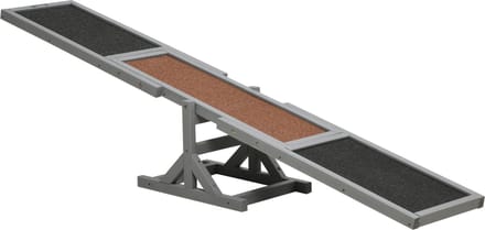 PawHut Hundewippe mit Anti-Rutsch Belag D03-001V00