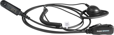 DerComms® Oorschelp voor Motorola GP serie portofoon GP340 MTP700