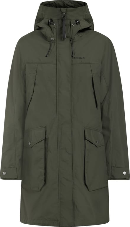 Didriksons THELMA WNS PARKA 10 Dames Outdoorjas - Deep Green