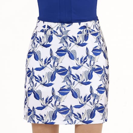 Func Factory dames Rokje Milly blue flower met binnenbroekje maat M