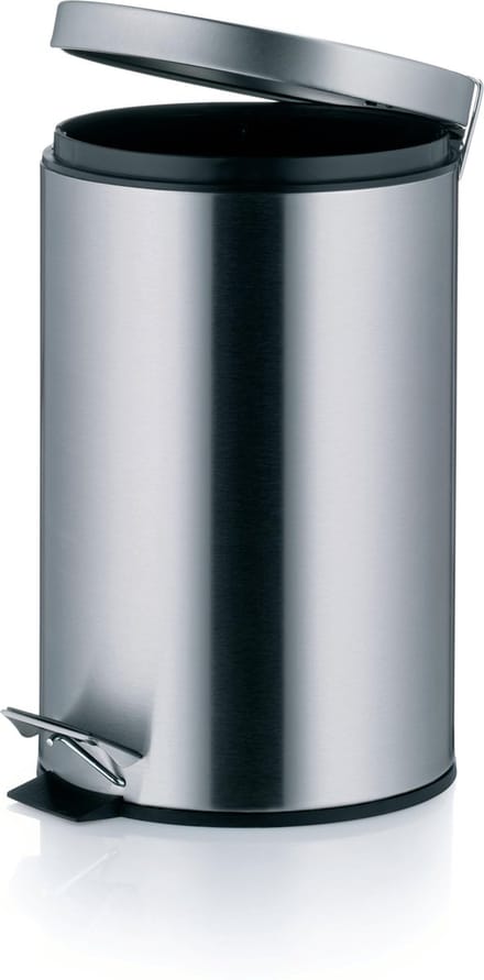 Kela Keuken Afvalemmer - RVS - 12 liter - Zilver