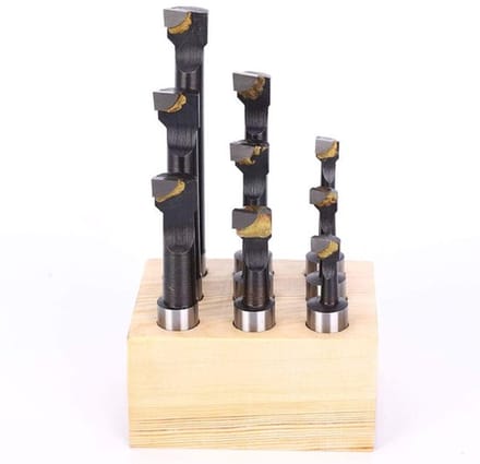 Dailygoody - Bore Bar Set - 9-delige set voor precisie boringen
