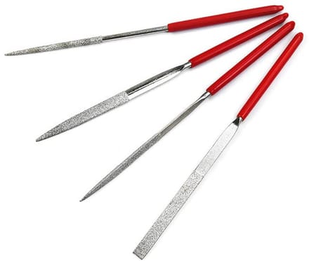 Mini Diamant Naaldvijlen Set voor Multifunctioneel Gebruik - 4 Stuks