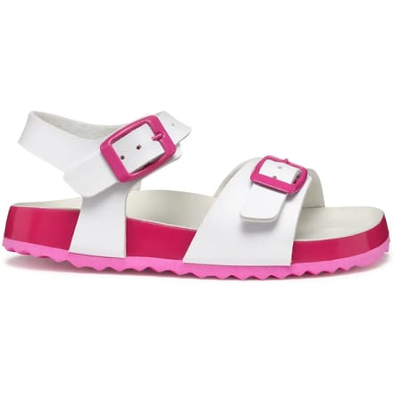 GEOX ADRIEL TIENERS Sandalen - WIT/FUCHSIA - Maat 30