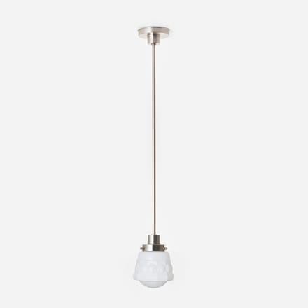 Hanglamp Weimar 20's Matnikkel - Art Deco Trade