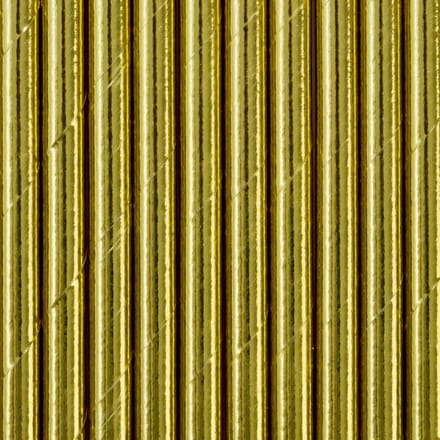 Rietjes goud (10 stuks)