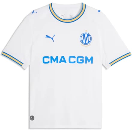 PUMA Olympique Marseille 2026/27 Home Shirt - Wit- Heren, Wit XXL