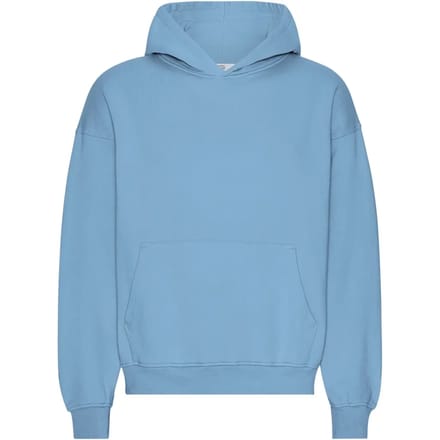 Oversized sweatshirt met capuchon Colorful Standard Organic Seaside Blue