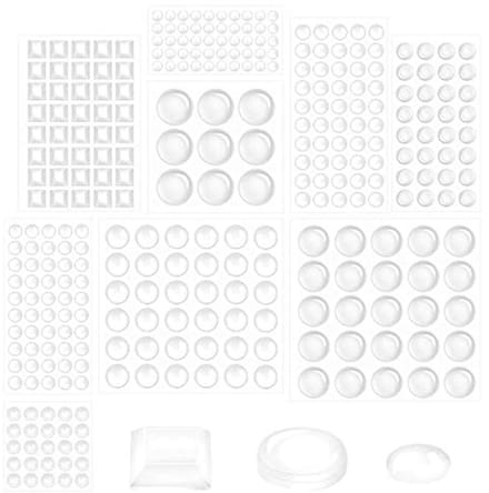 Zelfklevende Rubber Buffers - 317 Stuks, Transparant en Elastisch