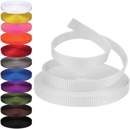 Nylon Singels - Touw Koord - Vracht Bevestigen - Weerbestendig Sterk - 20 Meter Lengte - Wit