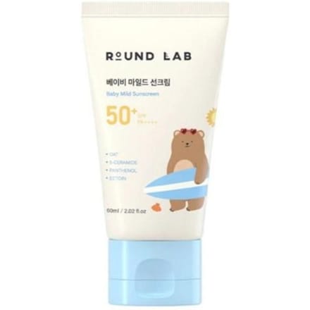 [ROUND LAB] Crème solaire douce pour bébé SPF 50+ PA++++ 60 ml