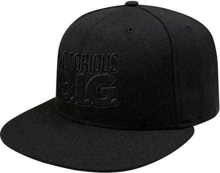 Biggie Smalls - Logo Snapback Pet - Zwart