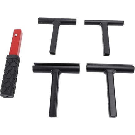 Deurscharnier Afstelgereedschap 4 in 1 Heavy Duty Staal Multifunctioneel Verstelbare Deurscharnier Sleutel black