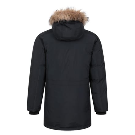 Mountain Warehouse Heren Antarctic Extreme Waterdichte Donzen Jas (Houtskool)
