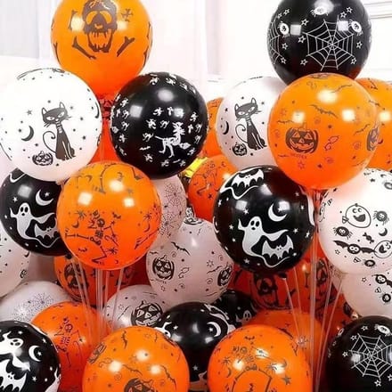K&R Ventures Halloweenballonnen - 20 stuks - 30 cm