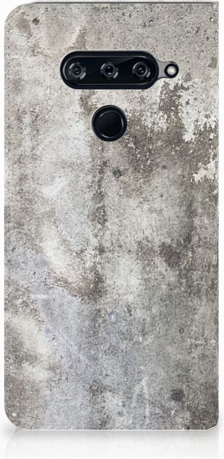 LG V40 Thinq Standcase Beton Print