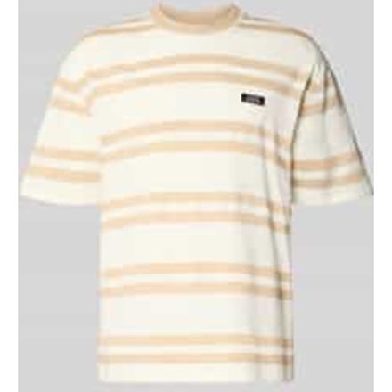 T-shirt met labeldetail