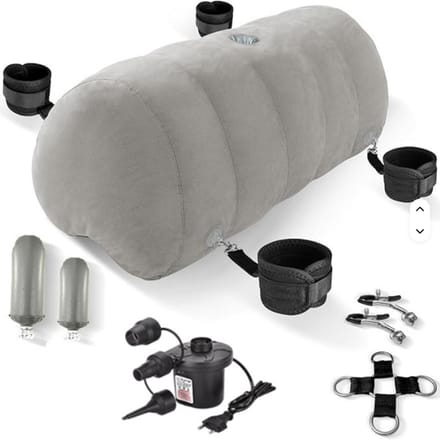 Assortix® Premium Intimiteitskussen – Ergonomisch Design – Inclusief Accessoires & Pomp – Luxe Comfort & Ondersteuning