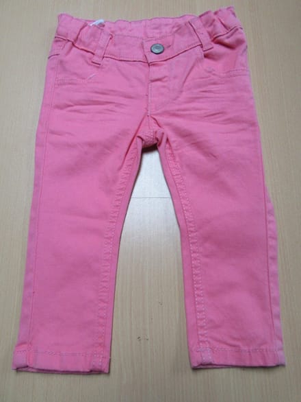 lange  broek in rose voor meisje van dirkje 1 jaar  80