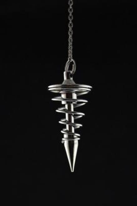 Pendel titanium/zwartkleurig gemaakt van metaal - 4 cm - 12 g