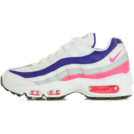 W Air Max 95 Lage damesschoen wit/hyperroze/concord/puur platina