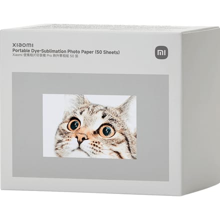 Xiaomi Portable Dye-Sublimation Photo Paper (50 Sheets)