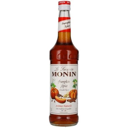 Monin Pumpkin Spice siroop - voor latte, hot choco en desserts - 70 cl