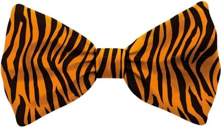 Strikje Bow Tie Hond Tiger maat M
