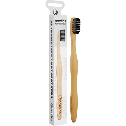 Nordics Tandenborstel 23 Cm Bamboe/nylon Bruin/zwart