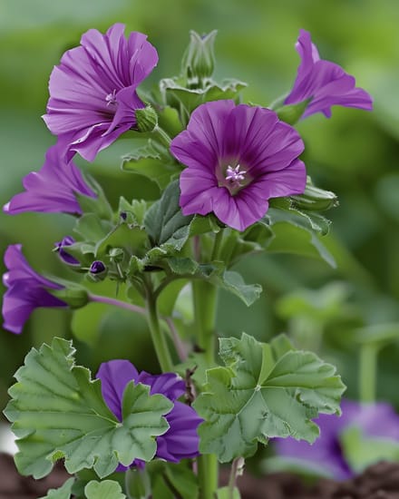 2 sets - Groot Kaasjeskruid Zaden Malva Sylvestris Meerjarig Mallow