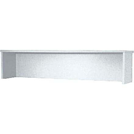 Balie-opzetstuk ULM, B 1200 x D 320 x H 350 mm, lichtgrijs