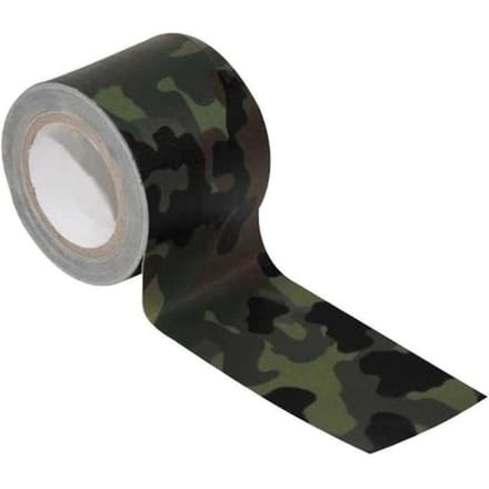 Adhésif toile 50 mm x 25 m - camouflage vert