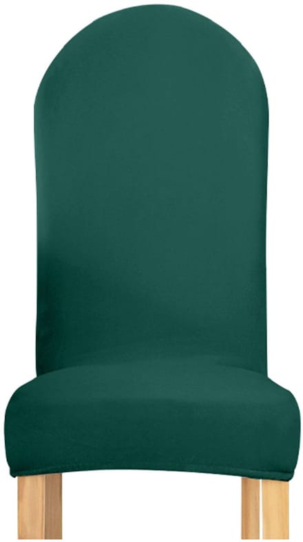 Meble odNowa - Veloursen Stoelhoes - Gebogen Rugleuning - Fluweel - Flasjgroen